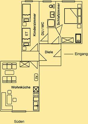 Ferienwohnung für 5 Personen, mit Garten in Rimsting - 3