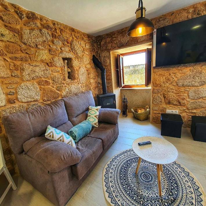 Apartamento para 4 personas, con terraza y vistas en Muxía