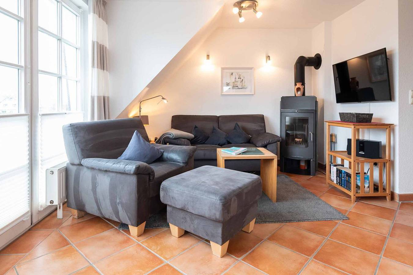 Ganze Wohnung, Strandnaher Urlaub mit bis zu 4 Personen in dieser 3-Zimmer Ferienwohnung mit ca. 53 m² in Wenningstedt, Sylt