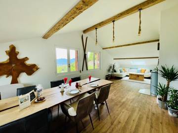 Gîte pour 4 personnes, avec vue à Saint-Baldoph