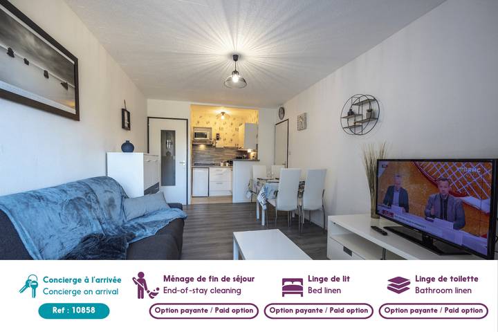 Gîte pour 4 personnes, avec balcon dans Plage des Becs - 3