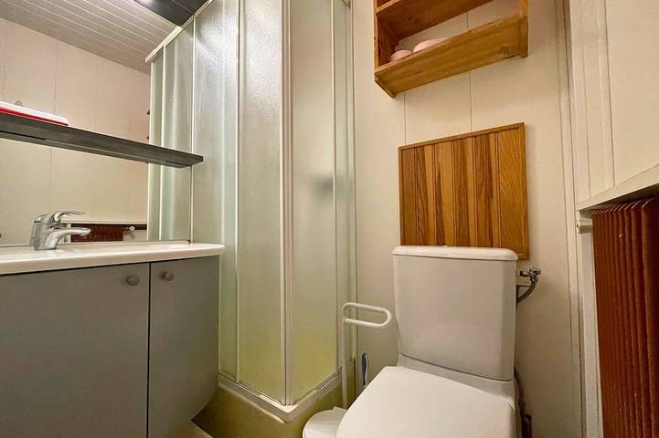 Geheel appartement, Budget Studio for 4 at La Croisette - Pets Allowed in Les Menuires, Saint-Martin-de-Belleville