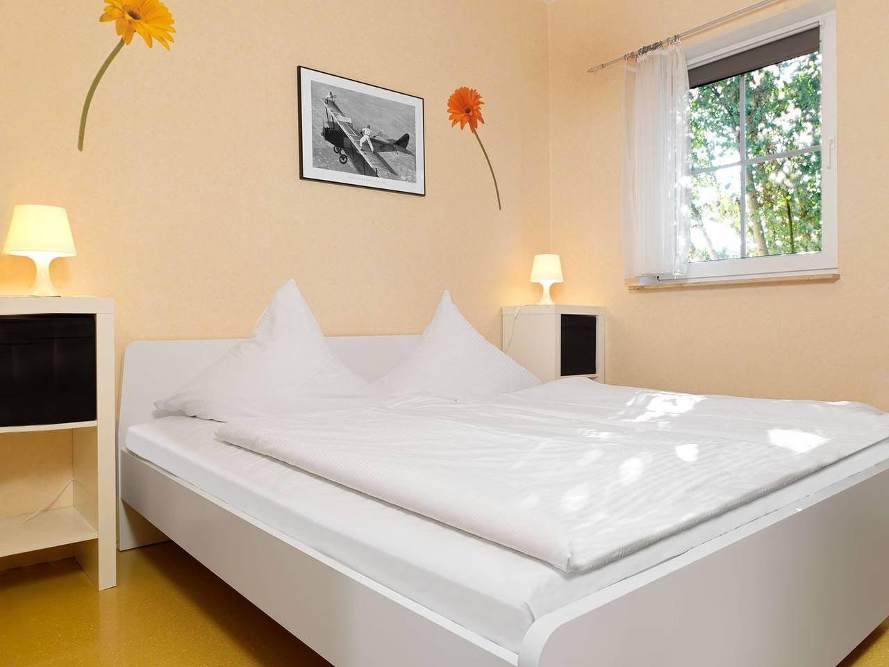 App. Mach mal Pause - Kleiner, charmanter Bungalow im Herzen von Kirchdorf in Kirchdorf (Poel), Nordwestmecklenburg (Wismar und Umgebung)