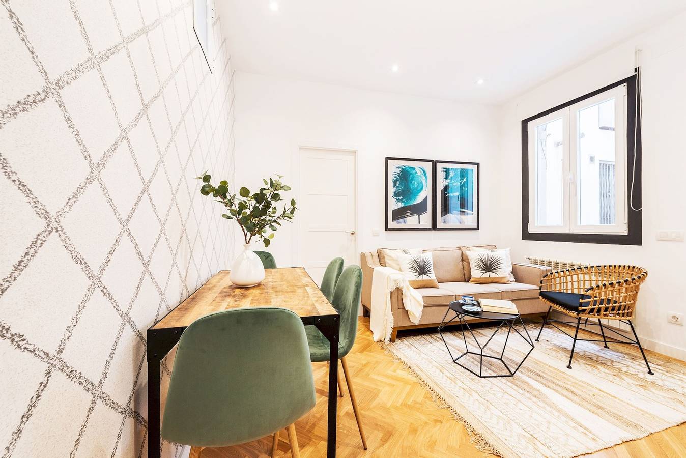 Appartement entier, 2 Bd apartment next to Atocha train station. Atocha in Madrid, Communaute de Madrid