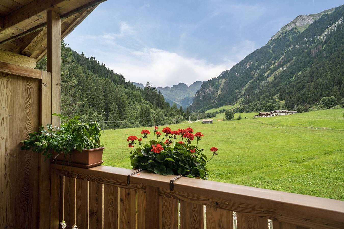 Ganze Wohnung, Ferienwohnung "Larch Soge Apt Helmuth" mit Bergblick, Balkon und Gemeinschaftsgarten in Bichl (Ratschings), Ratschings