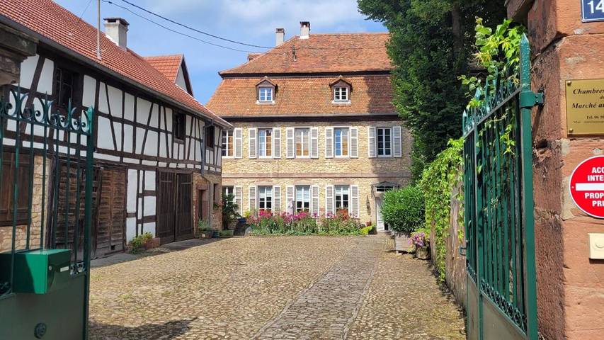 Maison d’hôte pour 2 personnes, avec terrasse à Bouxwiller