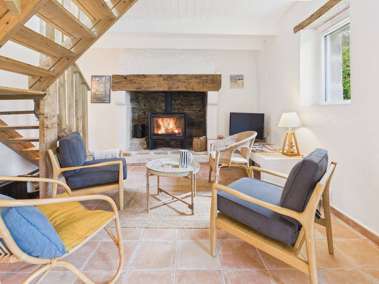 Jolie maison à la campagne pour 4 in Saint-Jean-Trolimon, Région de Quimper