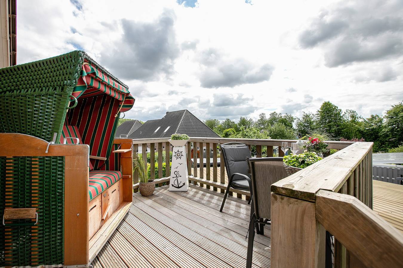 Ganze Wohnung, Ferienwohnung Huus 39" mit Gemeinschaftsgarten, Balkon und Wlan in Ostenfeld (Husum), Eider-Treene-Sorge