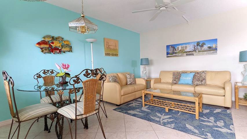 Vacation rental for 4 people, with terrace in Lido Key