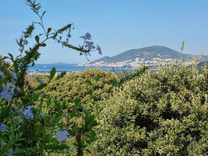 Gîte pour 2 personnes, avec vue et jardin à Bastelicaccia