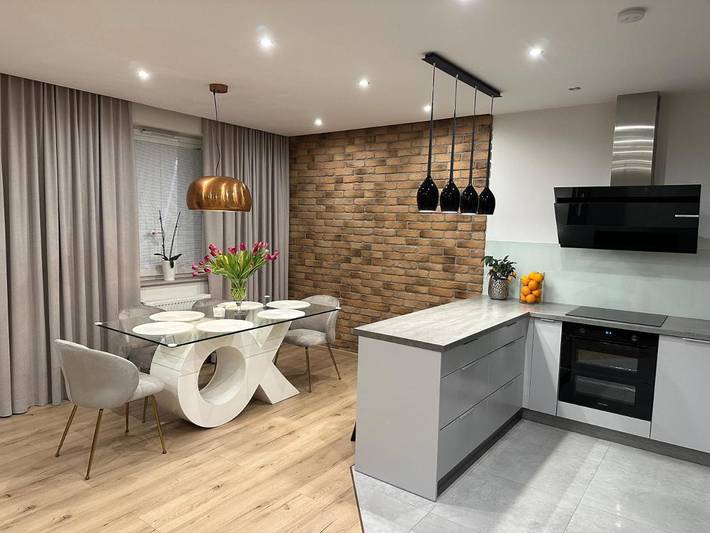 Apartament wakacyjny dla 4 osób, z Balkon i Taras oraz Widok w Szczecinek