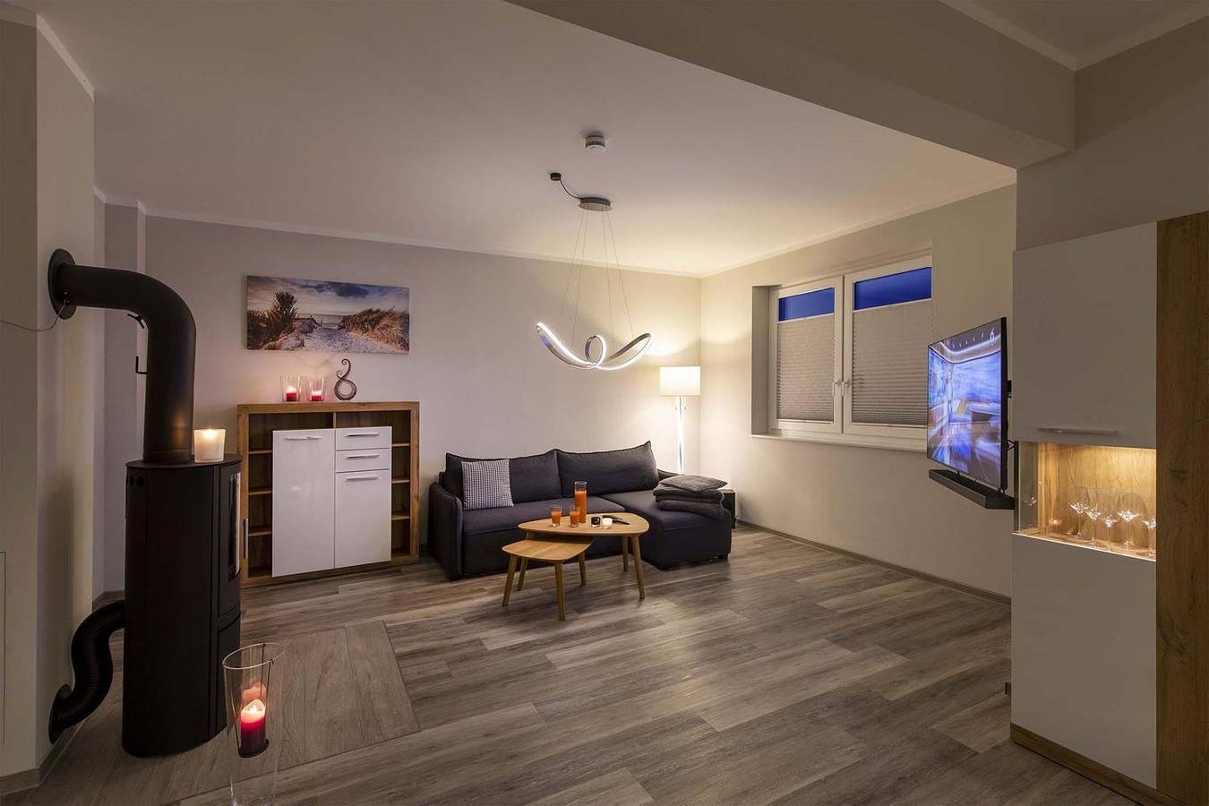 Apartamento entero, Feriendomizil Thor Heyerdahl mit Balkon und Kaminofen in Petersdorf in Westfehmarn, Petersdorf auf Fehmarn