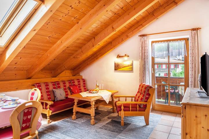 Ferienwohnung für 4 Personen, mit Balkon in Grainau
