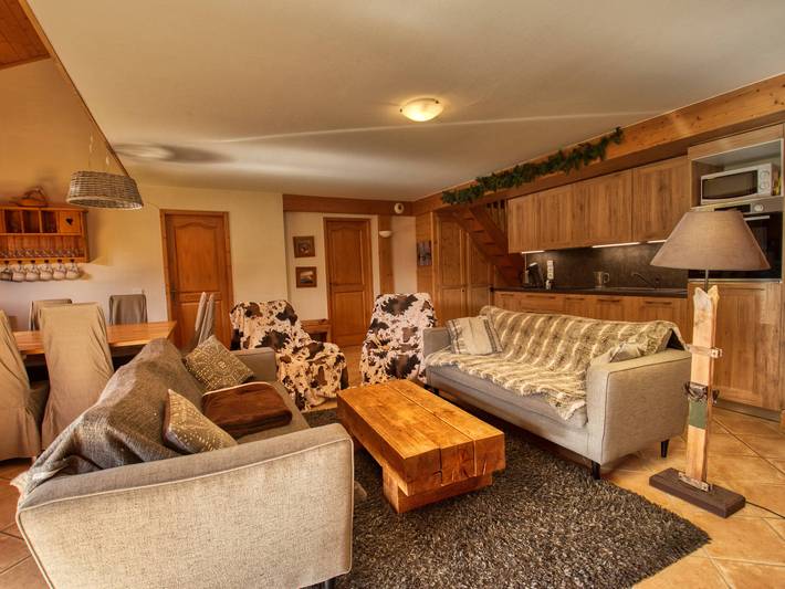 Location de vacances pour 10 personnes, avec Balcon à Morillon