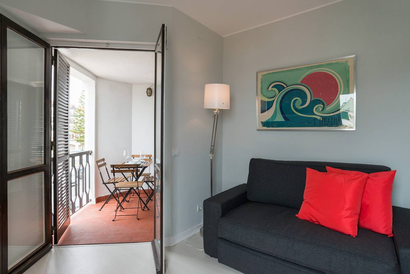 Ganze Wohnung, Ferienwohnung für 3 Personen mit Balkon in Praia dos Pescadores (Ericeira), Ericeira