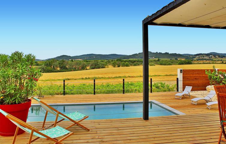 Location de vacances pour 4 personnes, avec Terrasse à Bessas