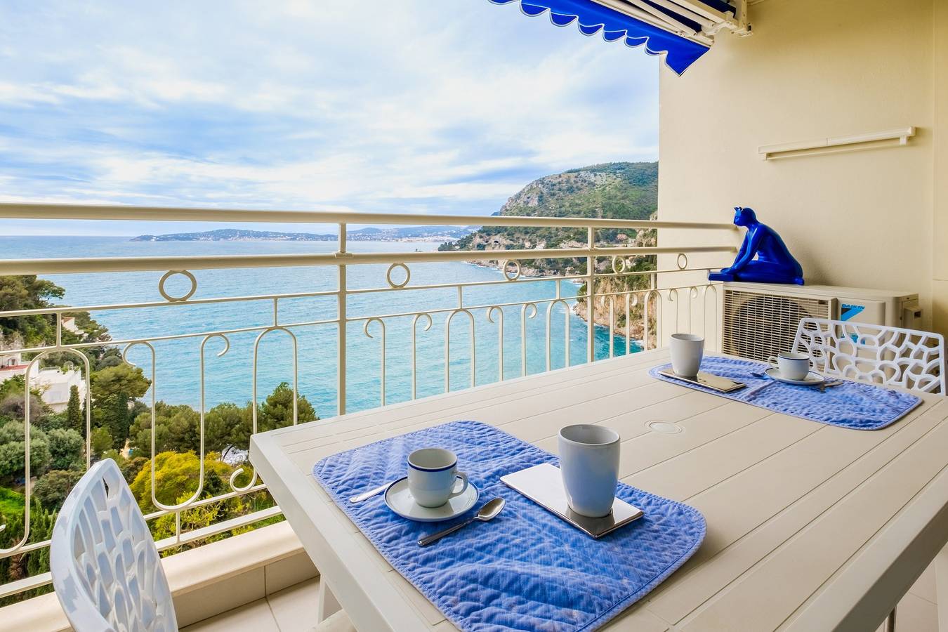 Apartamento entero, Apartamento 'Best View Of Cote Dazur' con vistas al mar, Wi-Fi y aire acondicionado in Cap-d'Ail, Costa mediterránea (Francia)