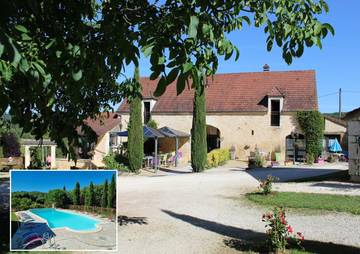 Chambre d’hôte pour 2 personnes, avec jardin et piscine en Dordogne
