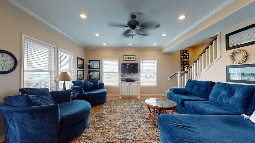 Vacation house for 14 people, with balcony, with pets in Bolivar Peninsula