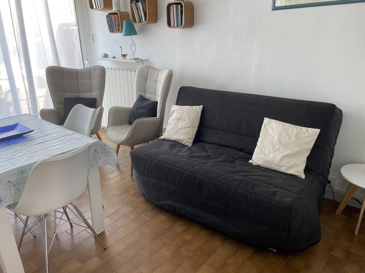 Ganze Wohnung, Ferienwohnung 'Résidence La Croisette' mit Meerblick und privater Terrasse in Cap d'Agde, Agde