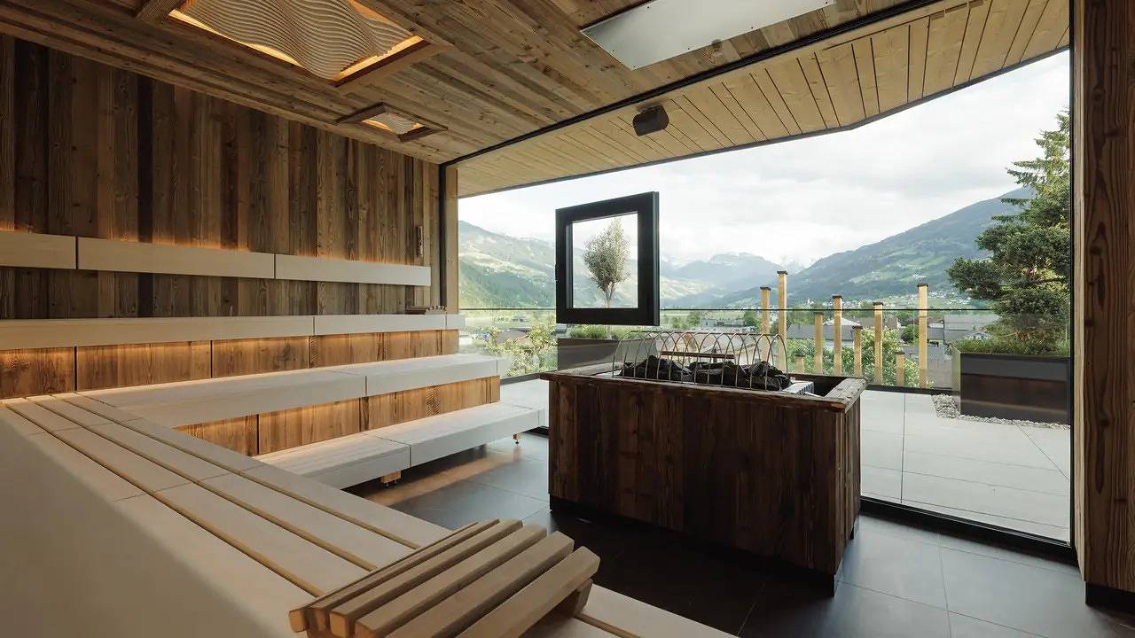 Appartement de vacances entier, Appartement de vacances pour 4 personnes avec sauna in Alpes de Tux, Uderns