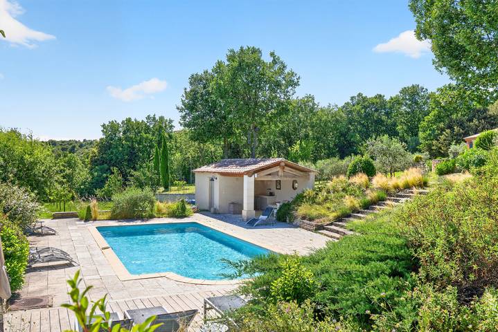 Gîte pour 12 personnes, avec Piscine à Joucas - 2