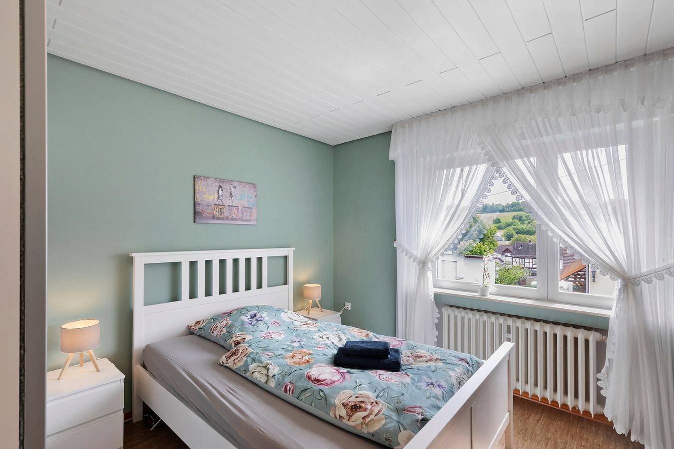 Appartement entier, Appartement « Landidylle – Nostalgie » avec terrasse commune et Wi-Fi in Ortenberg, Vettéravie