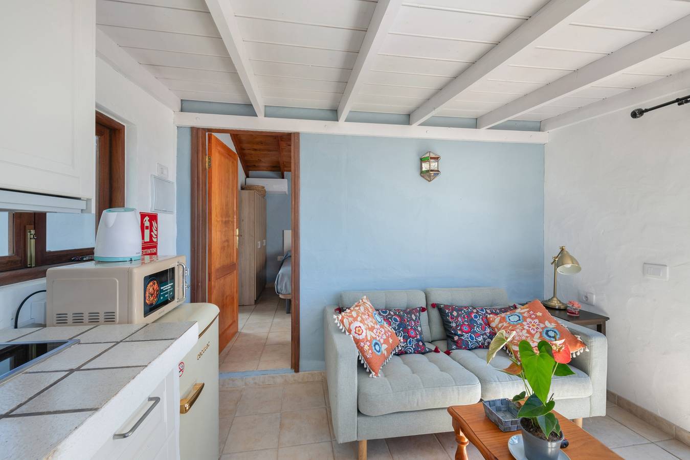Ganze Wohnung, Ferienhaus 'Las Perseidas' mit Bergblick, Wlan und Klimaanlage in Las Manchas, Los Llanos de Aridane