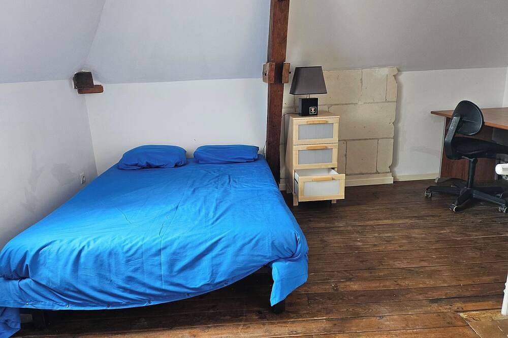 Reflections of the Indre in Loches, Loches region