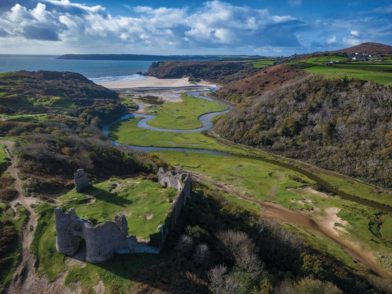 Rose Cottage - 3 Bedroom Cottage - Parkmill in Three Cliffs Bay, Swansea region