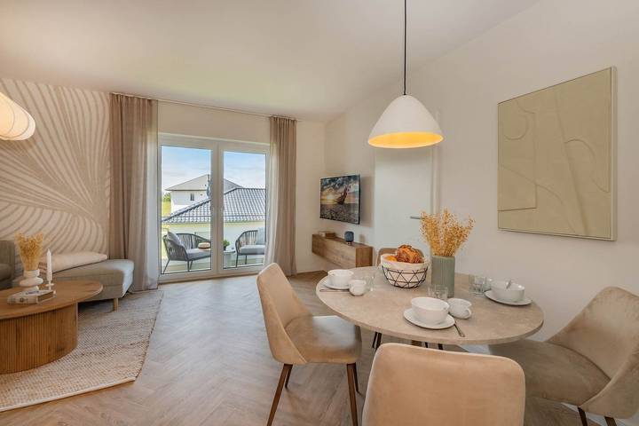 Appartement entier, Hochwertige FeWo "Domizil zum Lerchengrund 05" mit Balkon und Infrarotkabine in Ückeritz, Bernsteinbäder
