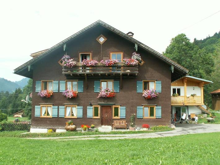 Ferienwohnung für 3 Personen, mit Terrasse und Garten in Blaichach