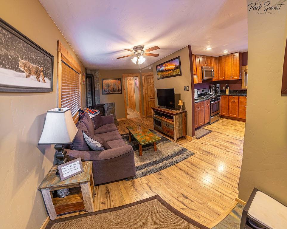 The Fox Den is the perfect cabin for a couples get away near Breckenridge Co. in Park County