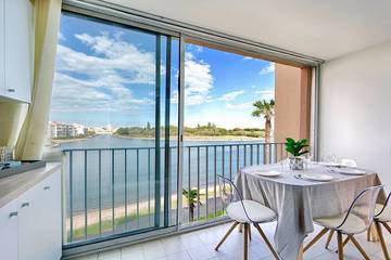 Gîte pour 6 personnes, avec balcon et piscine dans Aqualand (Cap d'Agde)