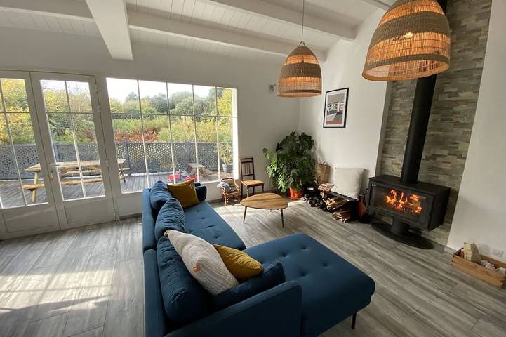 Maison de vacances pour 10 personnes, avec jardin et jacuzzi, animaux acceptés