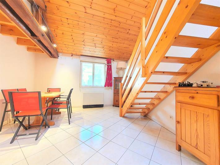 Ganze Wohnung, Ferienwohnung 'Charmant Duplex Pied De Pistes' mit Bergblick und Wi-Fi in Briançon, Serre Chevalier