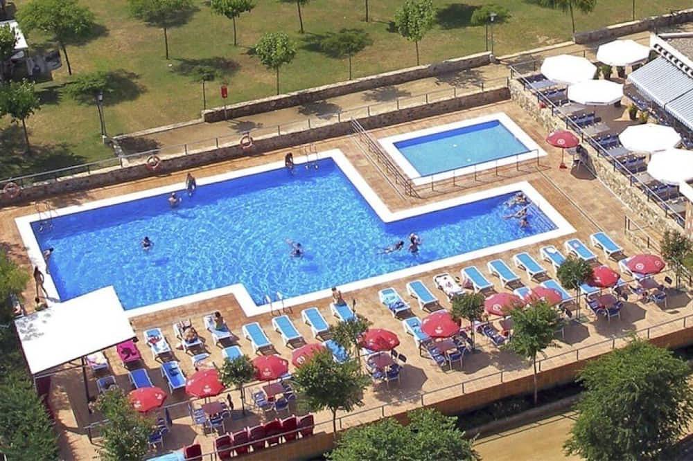 Zecamping 4 étoiles piscine locatif Tv Bbq clim 27m2 in Platja de la Conca (Malgrat de Mar), Malgrat de Mar