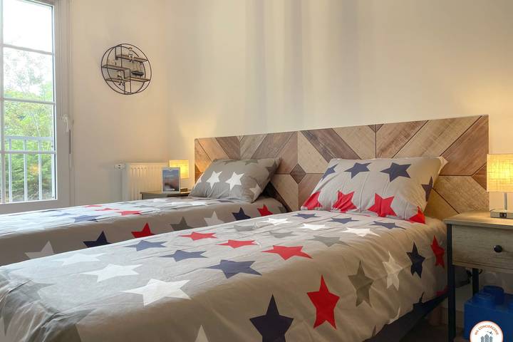 Ganze Wohnung, Ferienwohnung für 4 Personen mit Terrasse in Benerville-sur-Mer, Lisieux und Umgebung