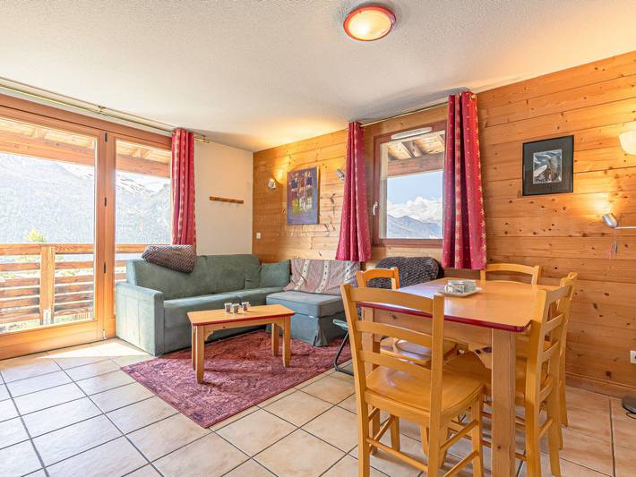 Chalet pour 6 personnes, avec balcon à Aussois