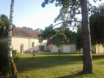 Chambre d’hôte pour 4 personnes, avec jardin dans Val de Livre