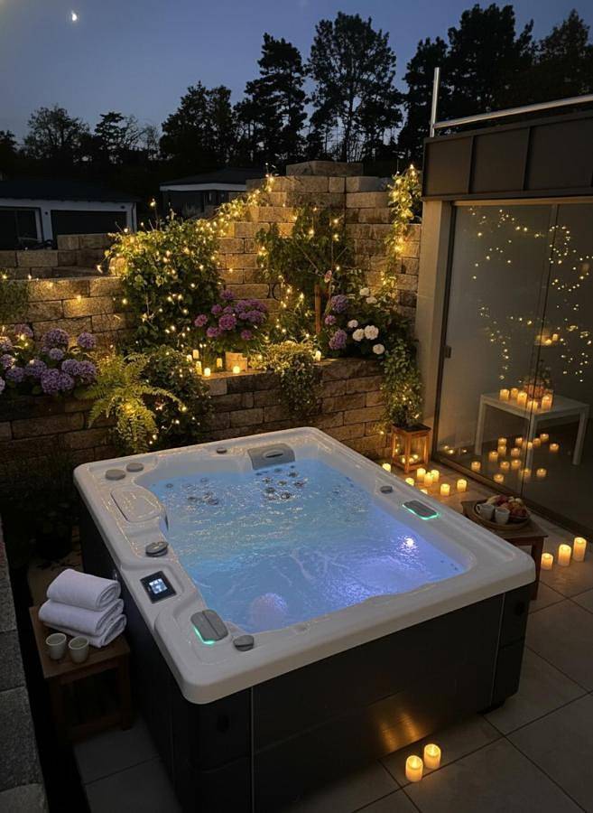 Villa für 2 Personen, mit Garten und Pool sowie Sauna und Ausblick in Bayern