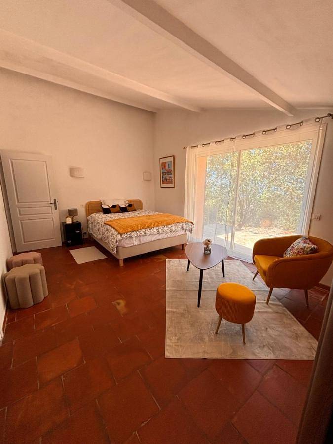 Maison d’hôte pour 3 personnes, avec terrasse et vue ainsi que jardin et piscine, animaux acceptés à Lumio - 2