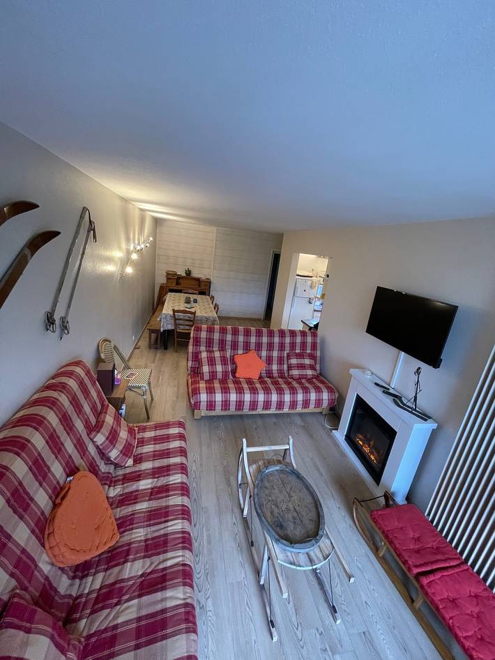 Apartamento entero, Apartamento 'Spacieux T3 Aux Pieds Des Pistes' con balcón in Villard-de-Lans, Parc naturel régional du Vercors