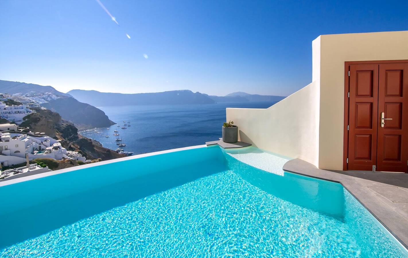 Chalet para 4 personas con vistas al mar in Oia, Santorini