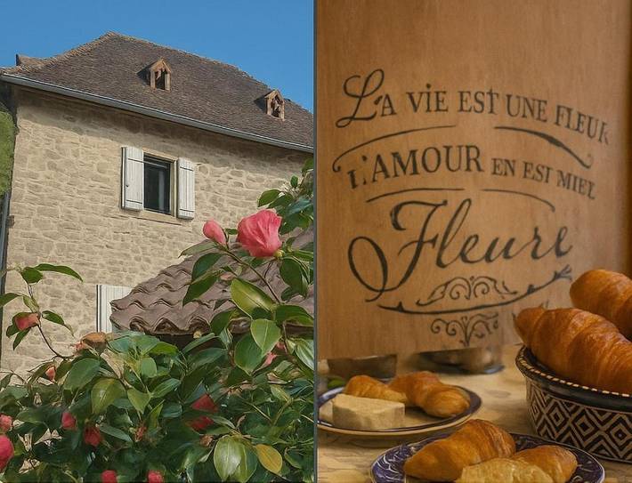 Chambre d’hôte pour 2 personnes, avec Terrasse et Jardin ainsi que Piscine et Sauna