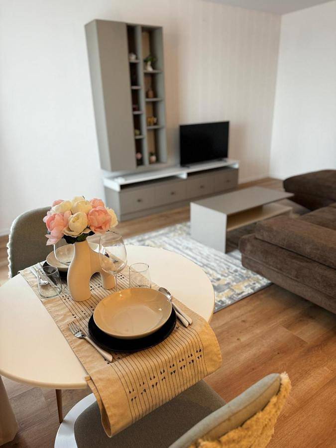 Appartement de vacances pour 4 personnes, avec vue et jardin