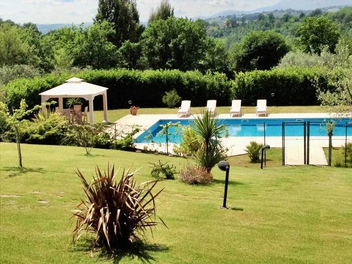 Villa con piscina per 13 persone, con piscina e terrazza nel Lazio