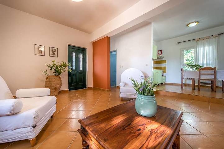 Villa mit Pool, traumhafter Aussicht und inklusivem Frühstück in Tragaki, Zakynthos