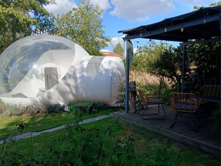 Tente pour 2 personnes, avec jacuzzi ainsi que jardin et terrasse dans le Nord-Pas-de-Calais - 3