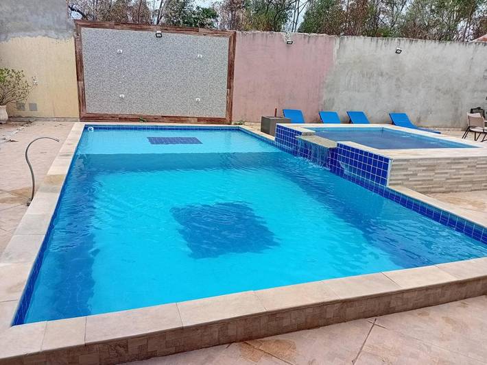 Casas e apartamentos de temporada para 26 pessoas, com vista e jardim e ainda piscina and terraço, com animais de estimação em Itu